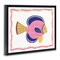 Stupell Industries Pink Fish Illustration Floating Frame By Lisa Nohren